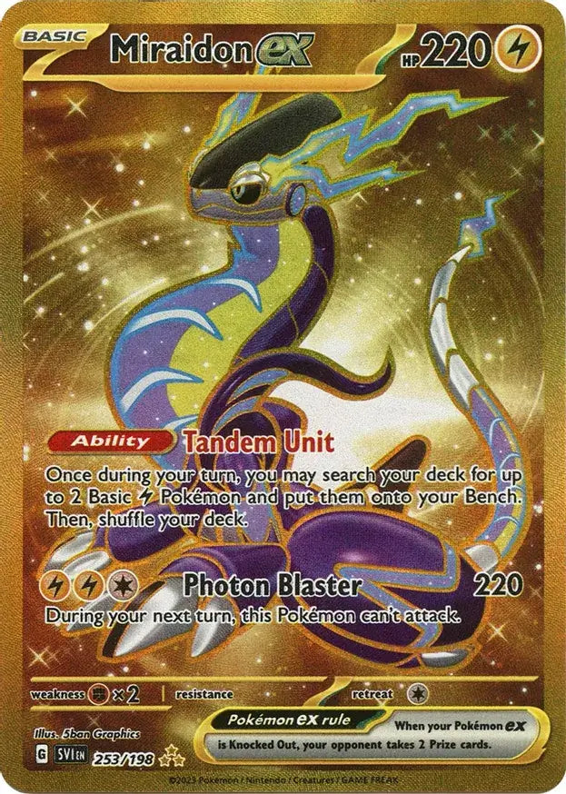 Pokemon Scarlet & Violet Base Miraidon ex #253