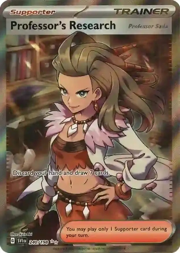 Pokemon Scarlet & Violet Base Professor's Research #240