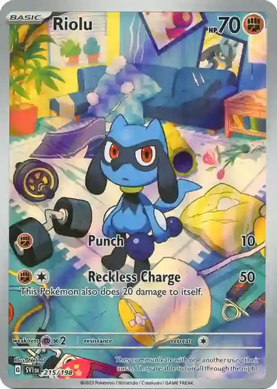 Pokemon Scarlet & Violet Base Riolu #215
