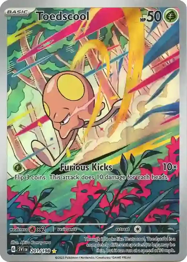 Pokemon Scarlet & Violet Base Toedscool #201
