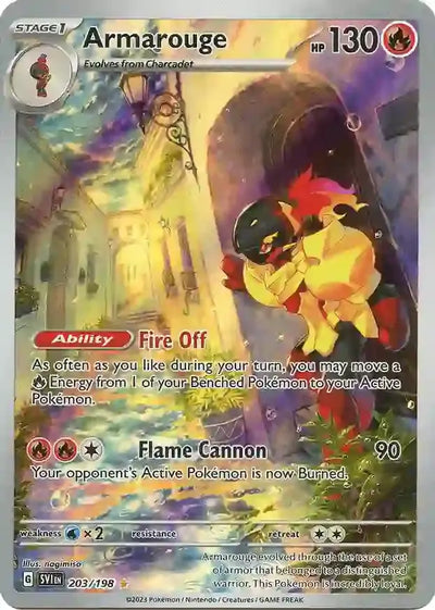 Pokemon Scarlet & Violet Base Armarouge #203