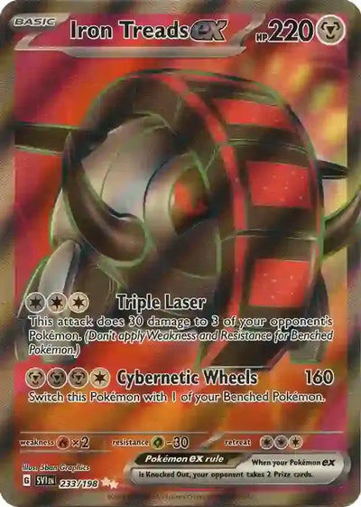 Pokemon Scarlet & Violet Base Iron Treads ex #233