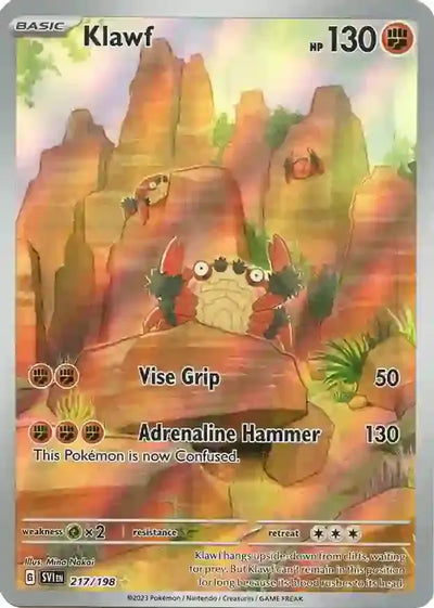 Pokemon Scarlet & Violet Base Klawf #217