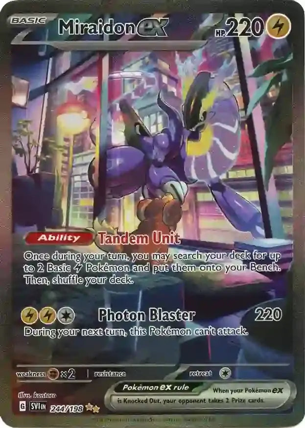 Pokemon Scarlet & Violet Base Miraidon ex #244