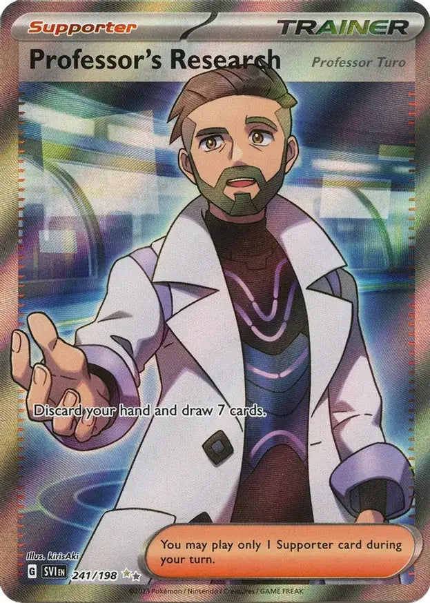 Pokemon Scarlet & Violet Base Professor's Research #241