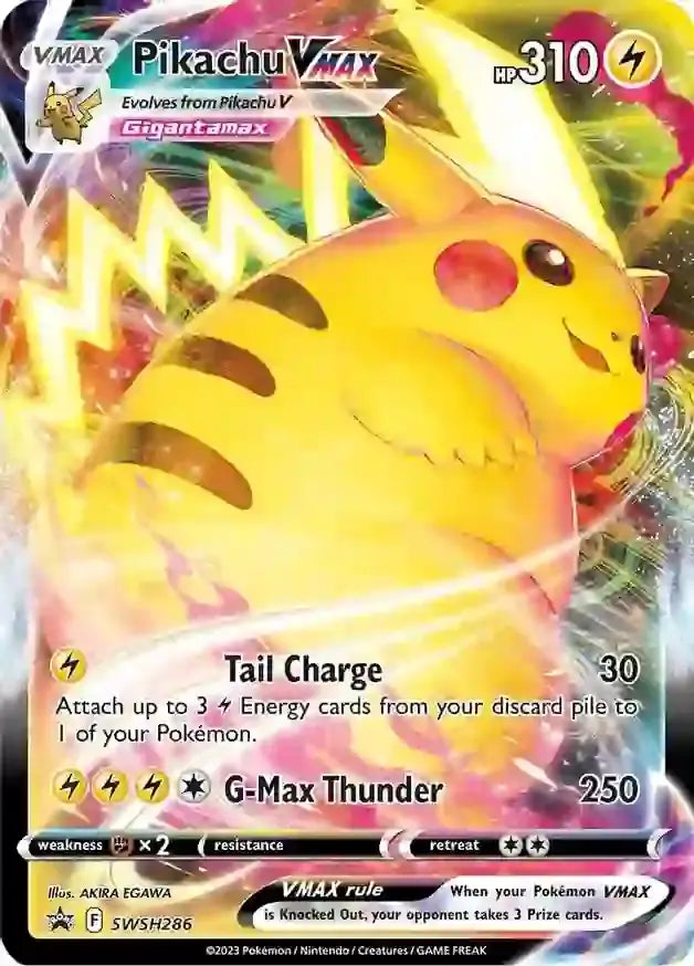 Pokemon Sword & Shield Promo Pikachu VMAX #SWSH286