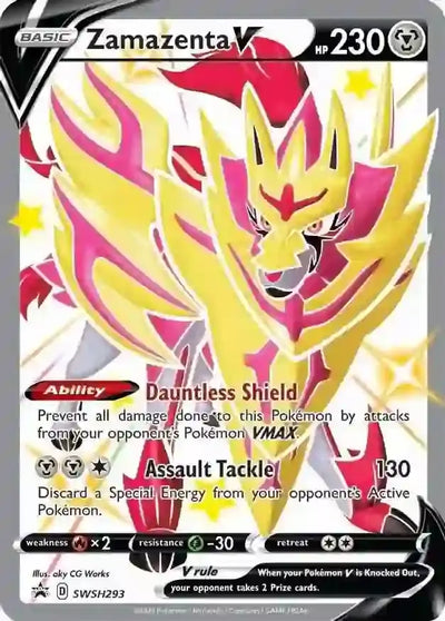 Pokemon Sword & Shield Promo Zamazenta V #SWSH293