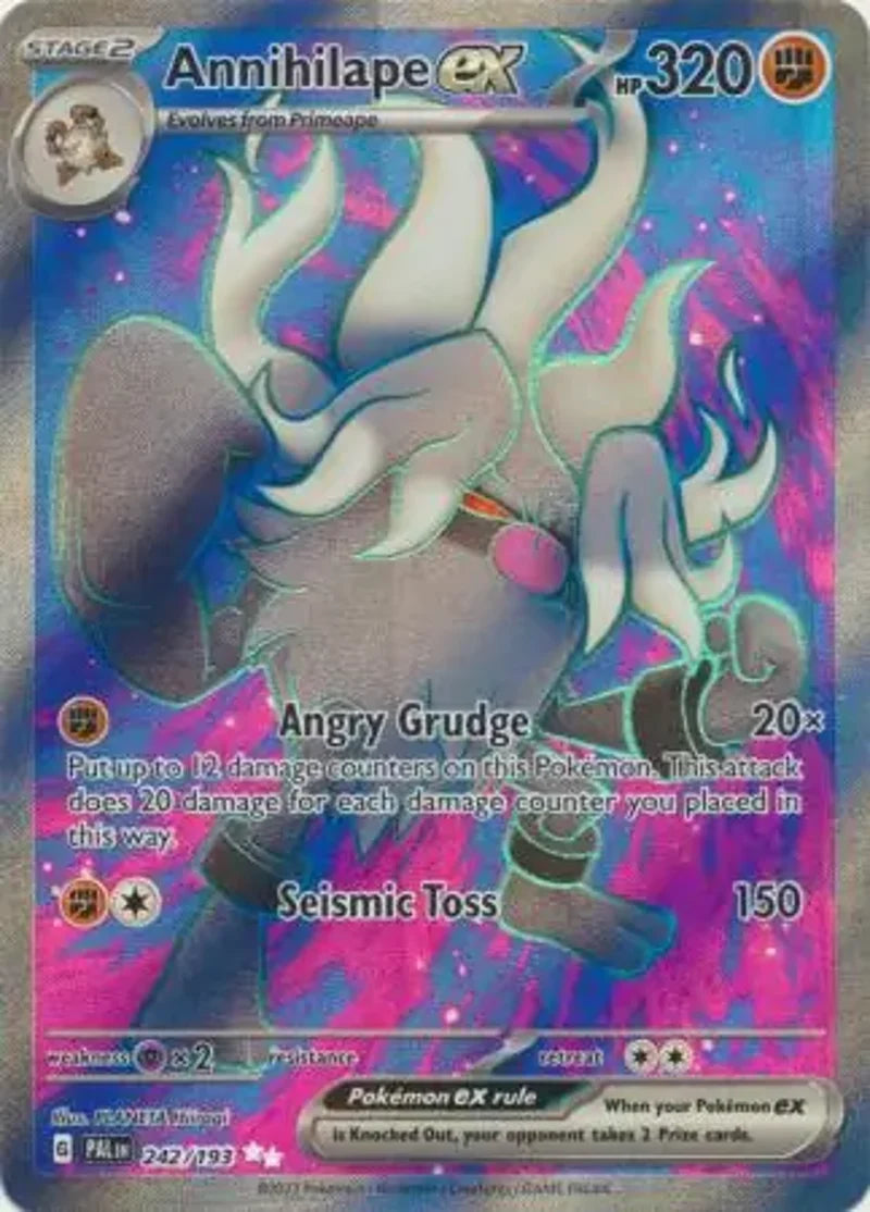 Pokemon Paldea Evolved Annihilape ex #242