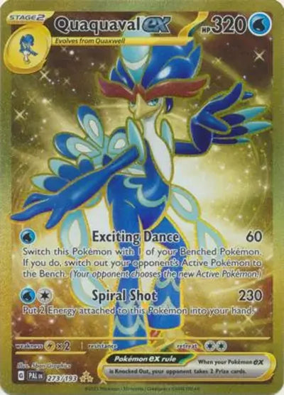 Pokemon Paldea Evolved Quaquaval ex #273