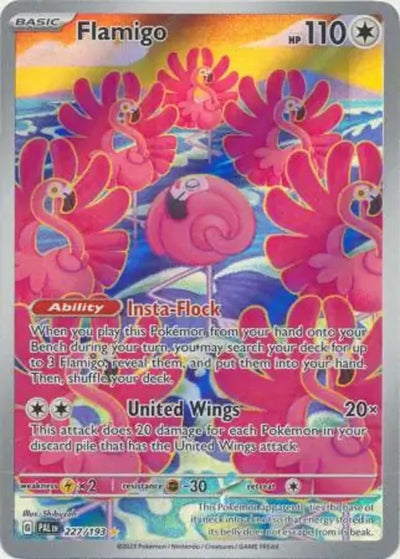 Pokemon Paldea Evolved Flamigo #227