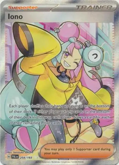 Pokemon Paldea Evolved Iono #254