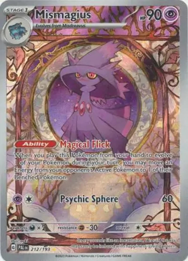 Pokemon Paldea Evolved Mismagius #212