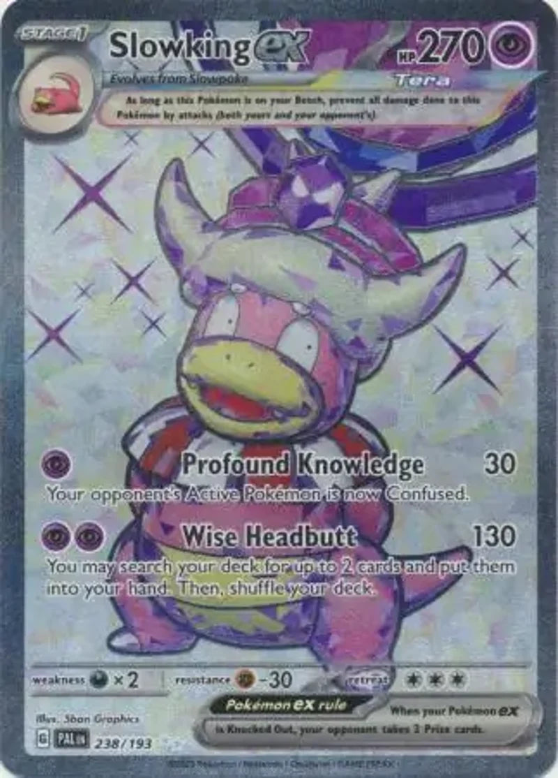 Pokemon Paldea Evolved Slowking ex #238