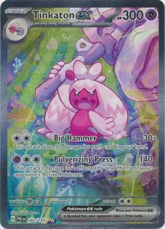 Pokemon Paldea Evolved Tinkaton ex #262