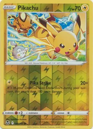 Pokemon Silver Tempest Pikachu #049