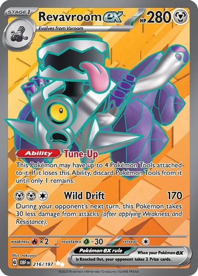 Pokemon Obsidian Flames Revavroom ex #216