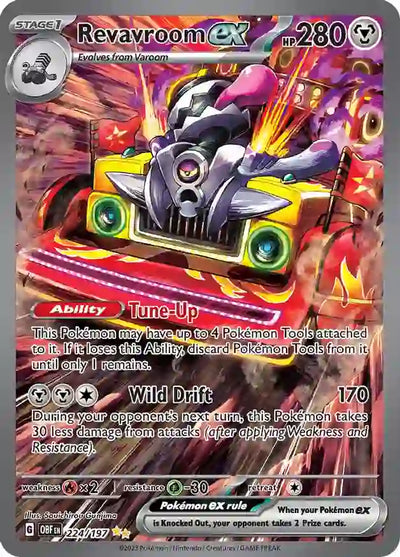 Pokemon Obsidian Flames Revavroom ex #224