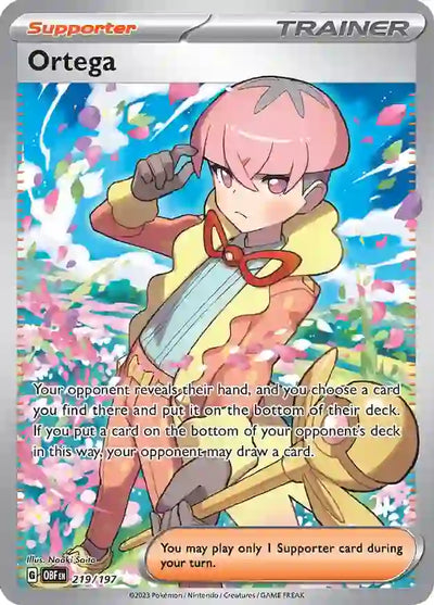 Pokemon Obsidian Flames Ortega #219