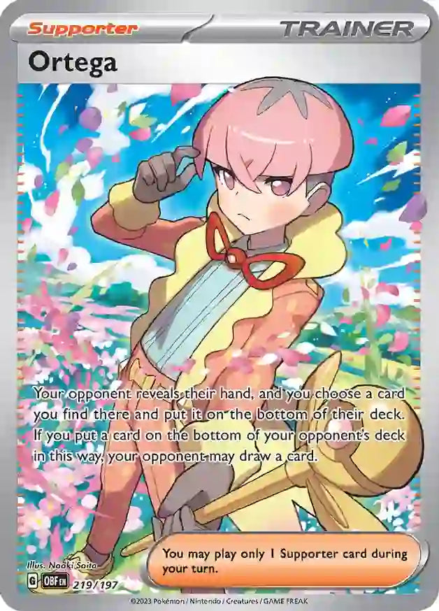 Pokemon Obsidian Flames Ortega #219