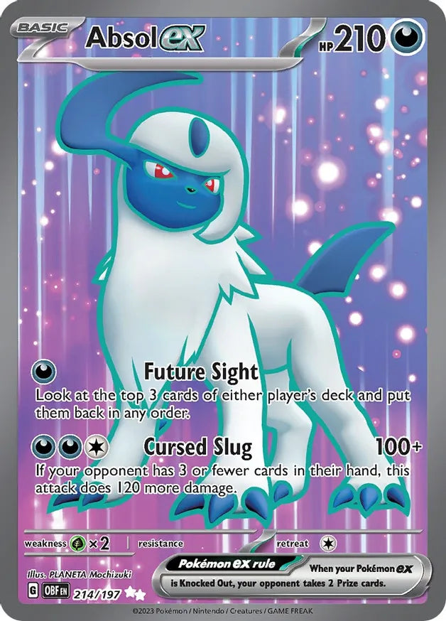 Pokemon Obsidian Flames Absol ex #214