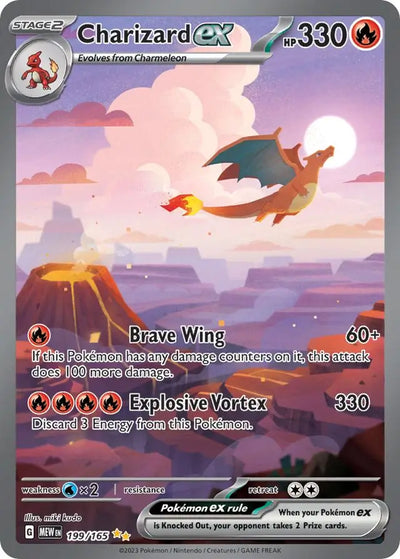 Pokemon Card 151 Charizard ex #199