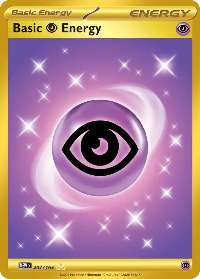 Pokemon Card 151 Basic Psychic Energy #207