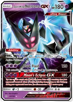 Pokemon Ultra Prism Dawn Wings Necrozma GX #63