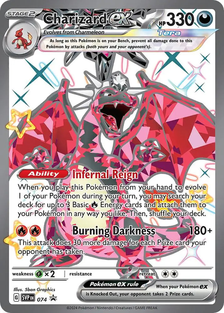 Pokemon Scarlet & Violet Promos Charizard ex #074