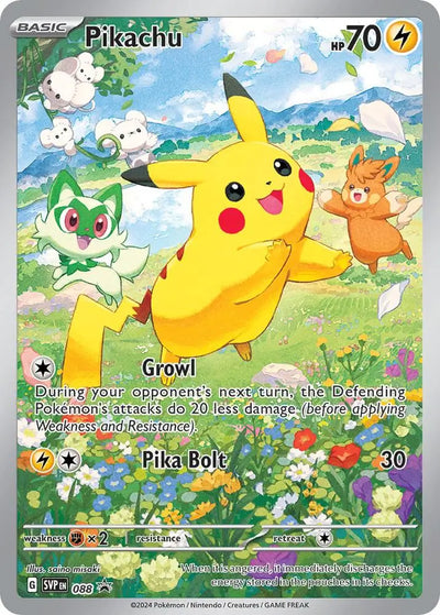 Pokemon Scarlet & Violet Promos Pikachu #088