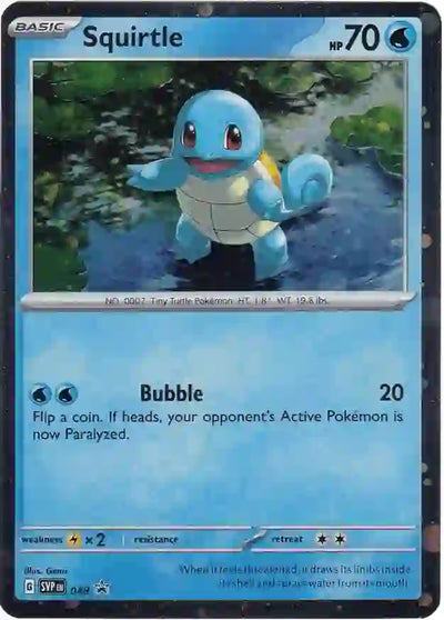 Pokemon Scarlet & Violet Promos Squirtle #048