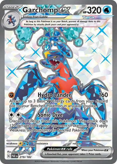 Pokemon Paradox Rift Garchomp ex #219