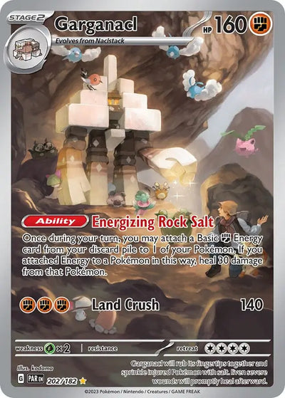 Pokemon Paradox Rift Garganacl #202