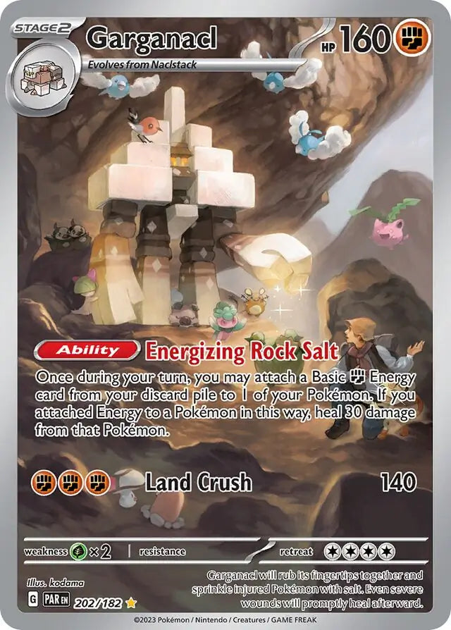 Pokemon Paradox Rift Garganacl #202