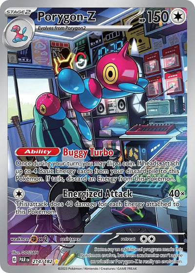 Pokemon Paradox Rift Porygon-Z #214