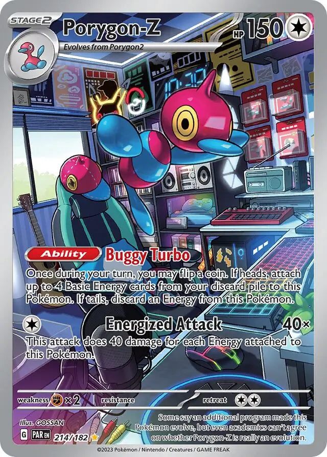 Pokemon Paradox Rift Porygon-Z #214
