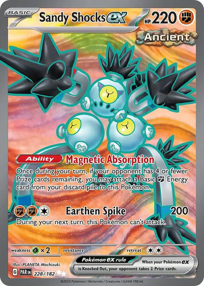 Pokemon Paradox Rift Sandy Shocks ex #228