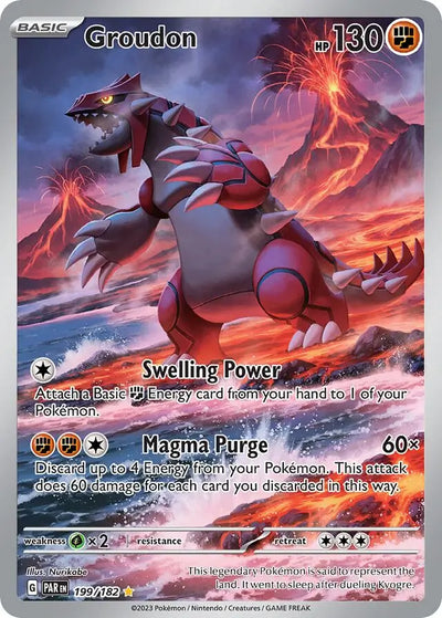 Pokemon Paradox Rift Groudon #199
