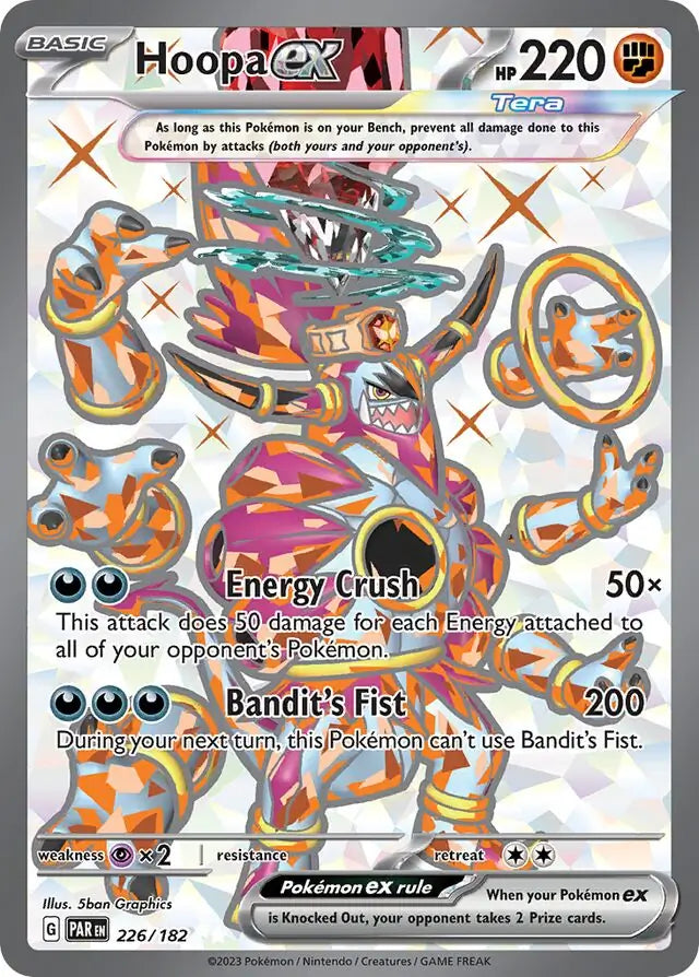 Pokemon Paradox Rift Hoopa ex #226