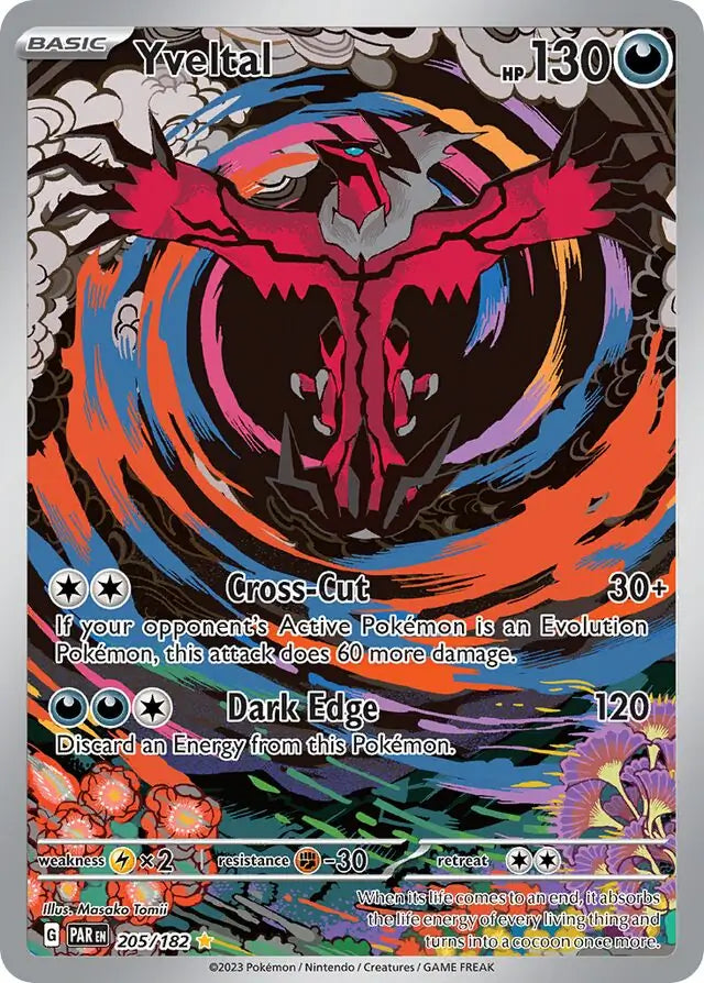 Pokemon Paradox Rift Yveltal #205