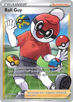 Pokemon Shining Fates Ball Guy #065