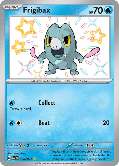 Pokemon Paldean Fates Frigibax #128