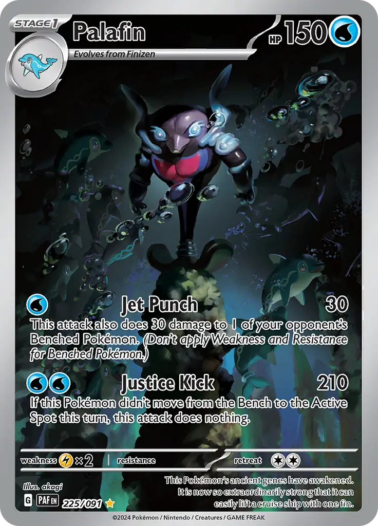 Pokemon Paldean Fates Palafin #225