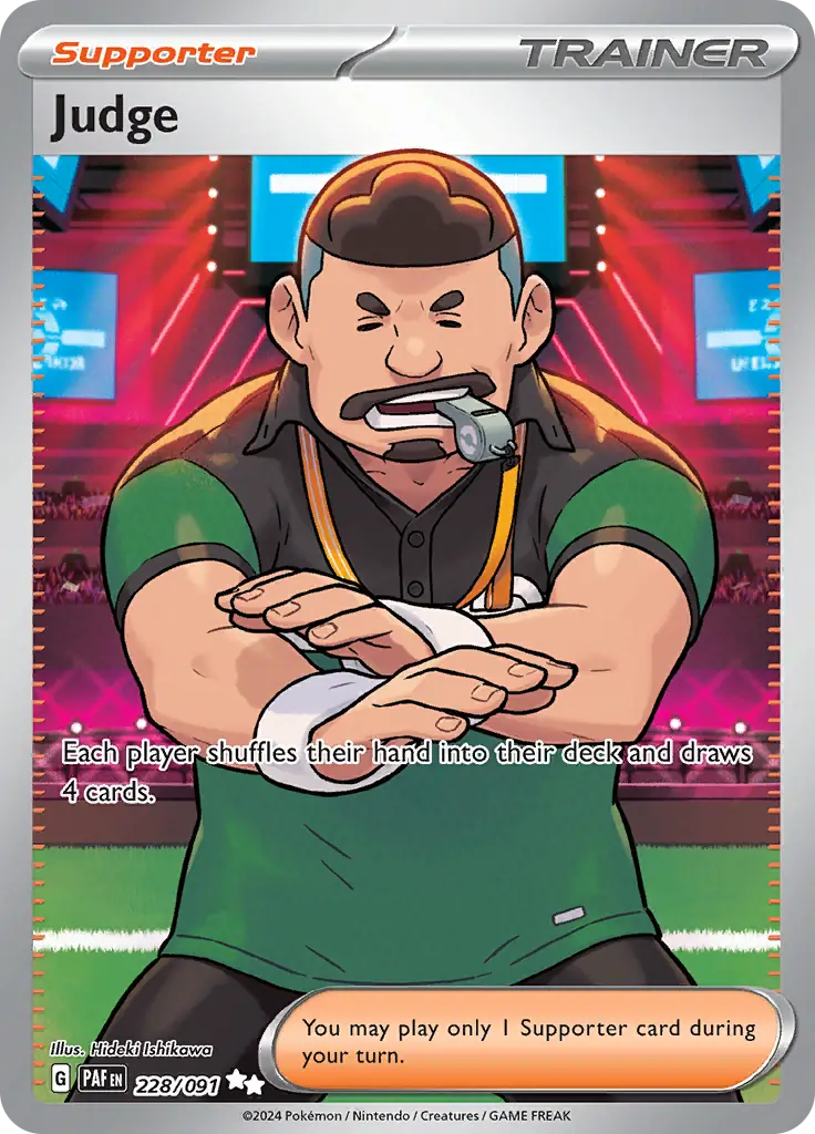 Pokemon Paldean Fates Judge #228