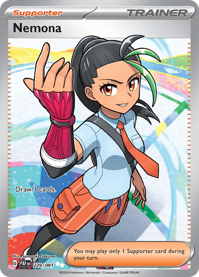Pokemon Paldean Fates Nemona #229