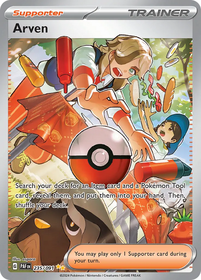 Pokemon Paldean Fates Arven #235