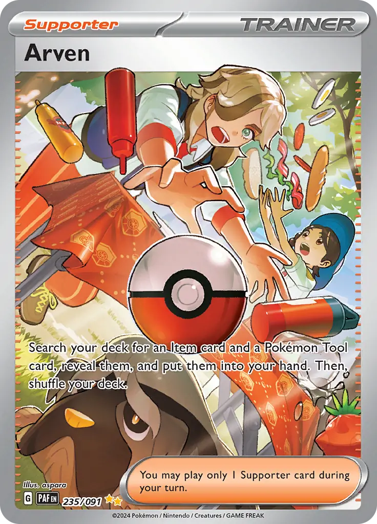 Pokemon Paldean Fates Arven #235