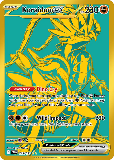 Pokemon Paldean Fates Koraidon #245
