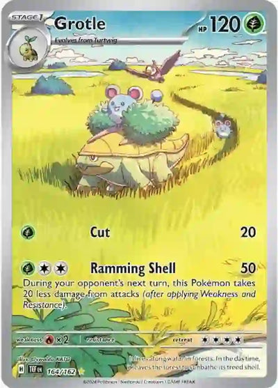Pokemon Temporal Forces Grotle #164