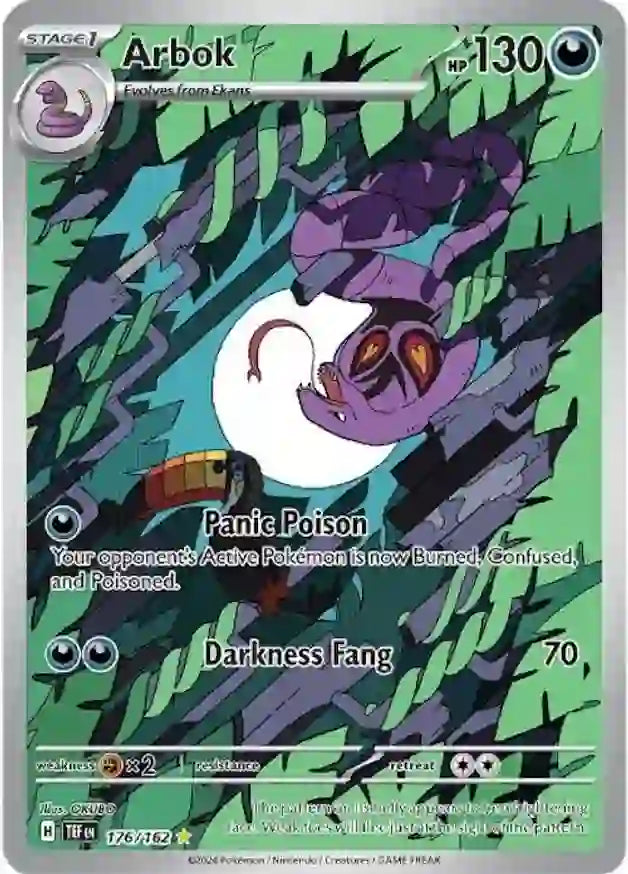 Pokemon Temporal Forces Arbok #176