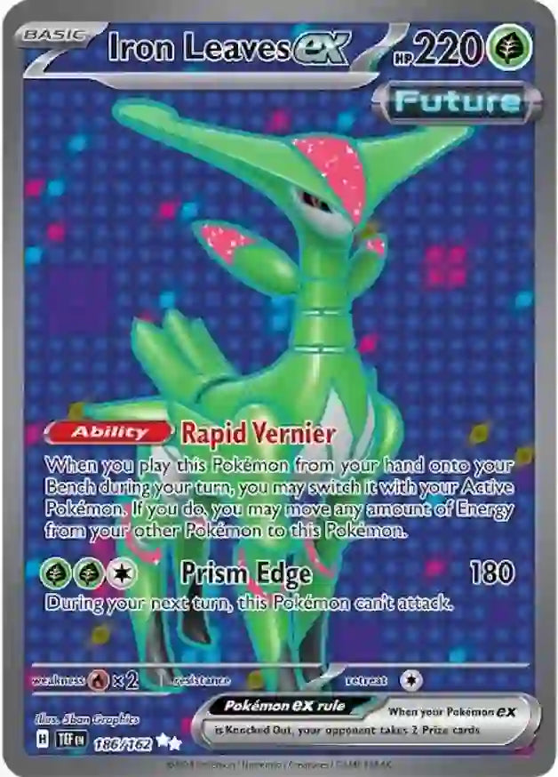 Pokemon Temporal Forces Iron Leaves #186